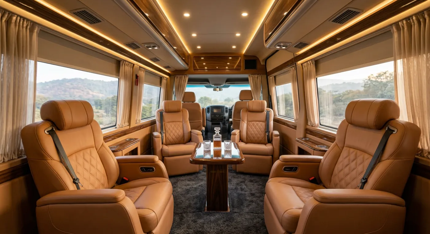 Maharaja Urbania — 9 Seater available for hire in Varanasi